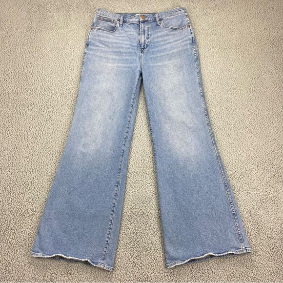 Madewell Light Blue Flare & Wide Leg Jeans - Picture 1 of 15